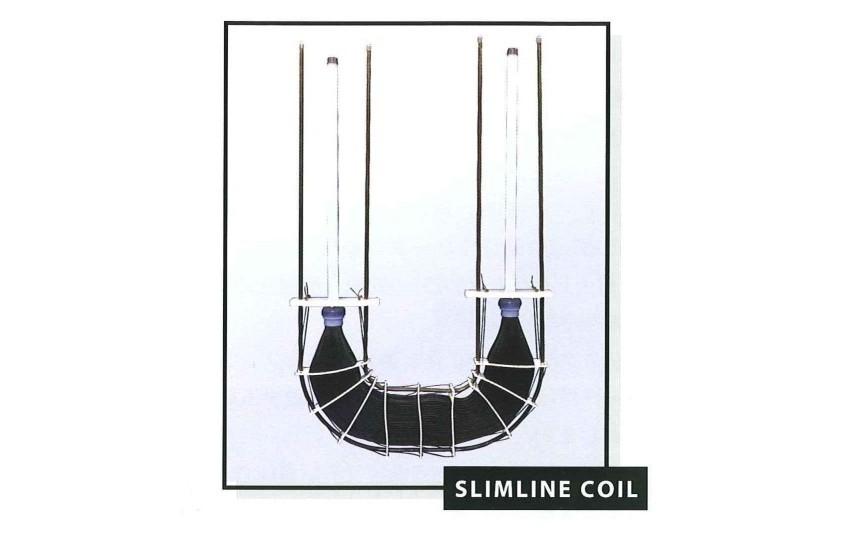 投込み式（スリムラインコイル型)テフロン製熱交換器